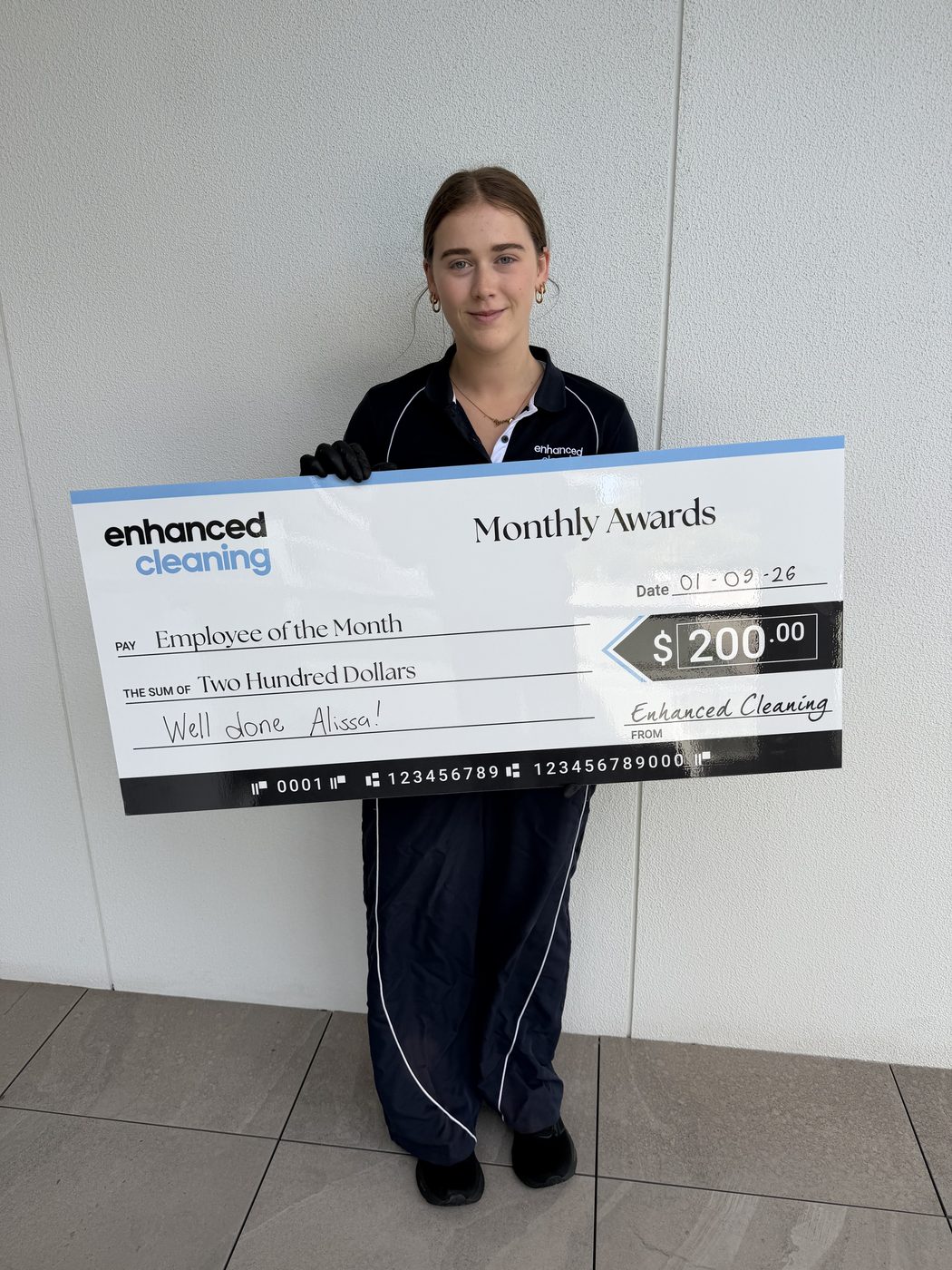 Alissa - Employee of the Month, August 2026